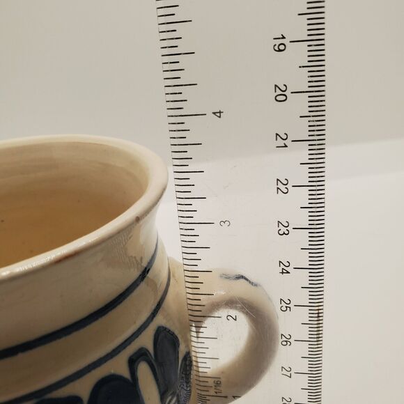 Corund Romanian Pottery Vintage Korund Cup Planter Hand Painted Folk Art Romania - Picture 7 of 8